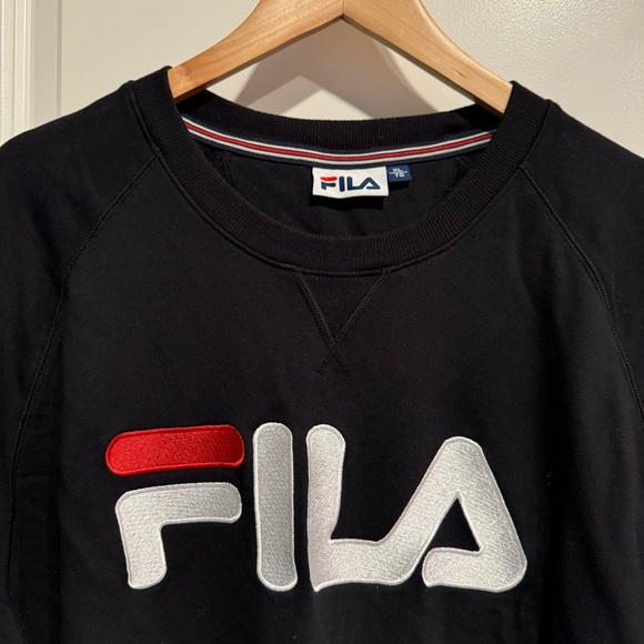 Fila Logo Crew Sweatshirt - Picture 3 of 4